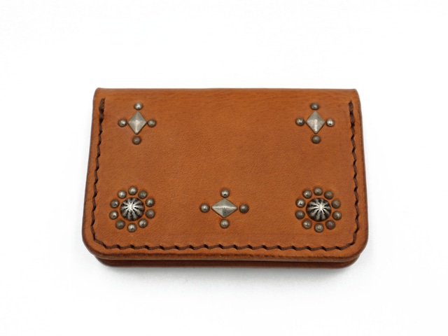 STUDS CARD CASE (CROSS & SUN)