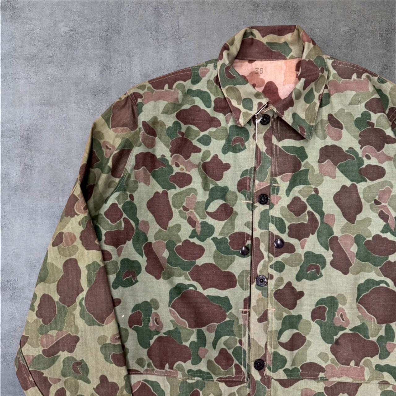 Dead Stock!!】40's U.S.M.C P-44 DuckHunter Kamo HBT Jacket | spike osu