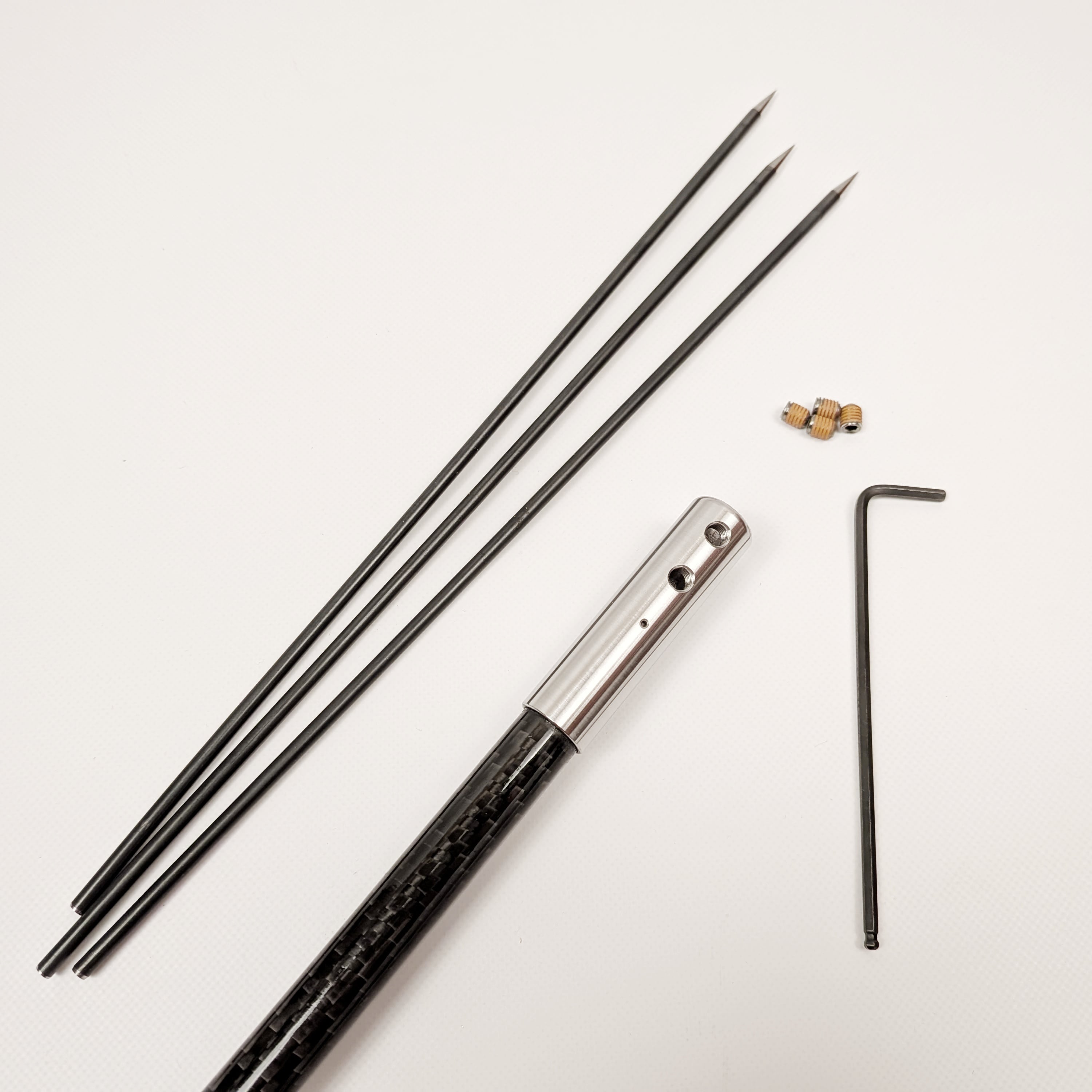 オリジナル鮎用手銛「川蝉」 フルカーボン2本継 全長約2.1m（長