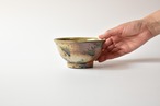 穂生窯 : 4.5寸 飯碗 打ち掛け A