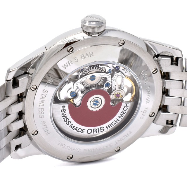 【BOXなし】ORIS オリス 734 7670 4351M ARTELIER SKELETON アートリエ スケルトン オートマチック 自動巻き 腕時計 メンズ