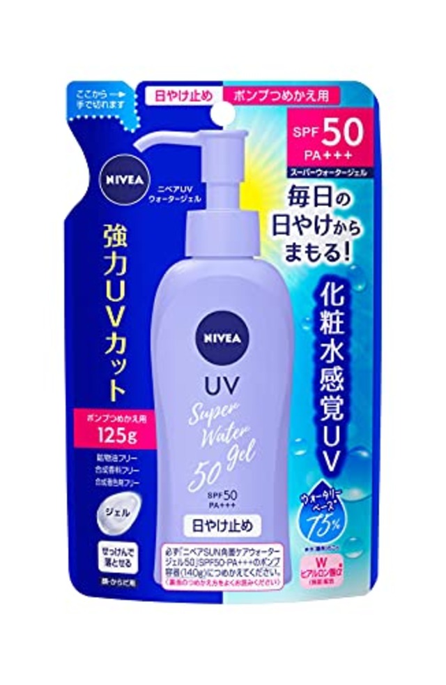 NIVEA ニベアサン プロテクトウォータージェル SPF50/PA+++ つめかえ用 125g