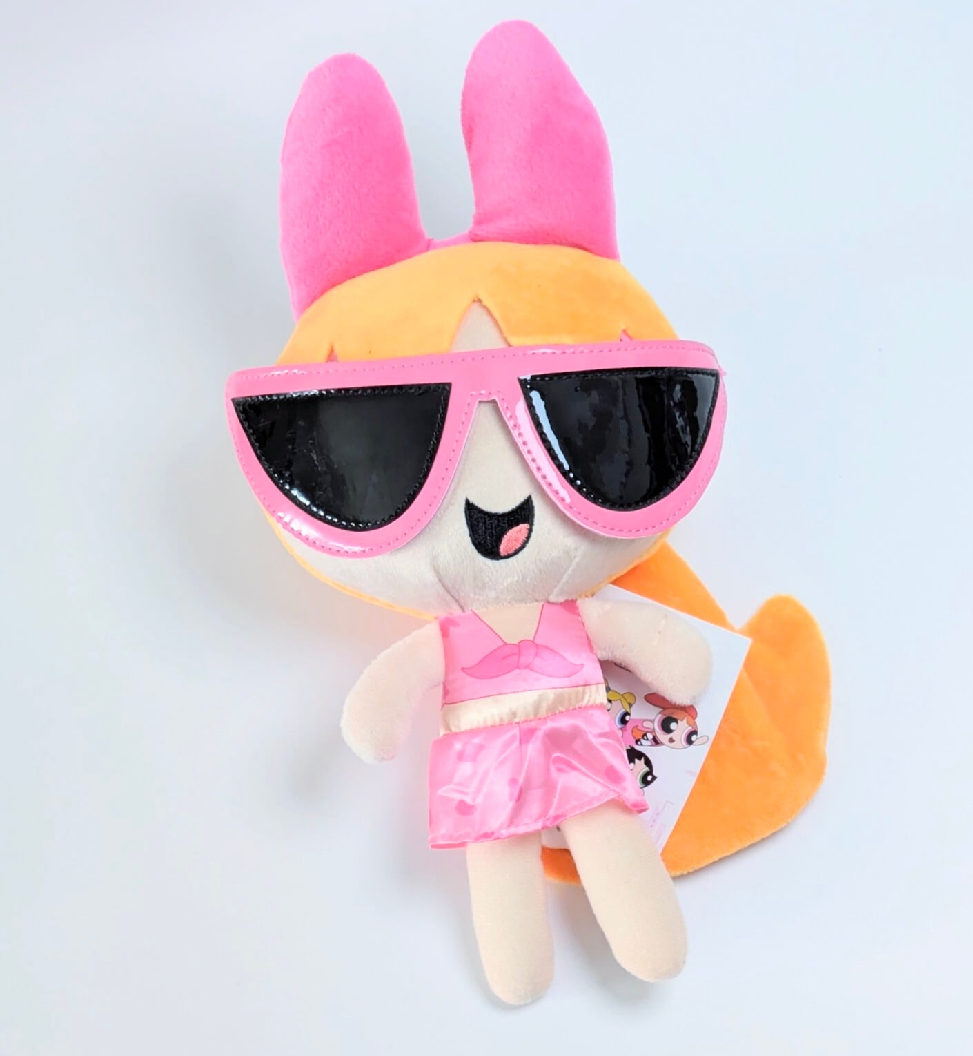 【 The Powerpuff Girls ( パワーパフガールズ ) 】 プラッシュ サングラスSummer ver. / ぬいぐるみ / マスコット 〚アメリカン雑貨 アメトイ〛