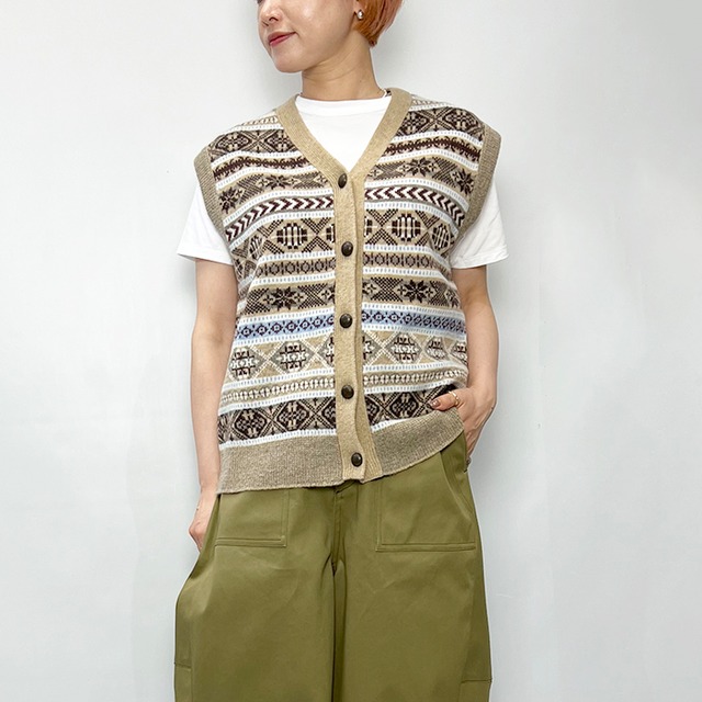 SHINZONE シンゾーン FAIR ISLE KNIT VEST 26AMSNI08 2026秋冬新作 [送料無料]