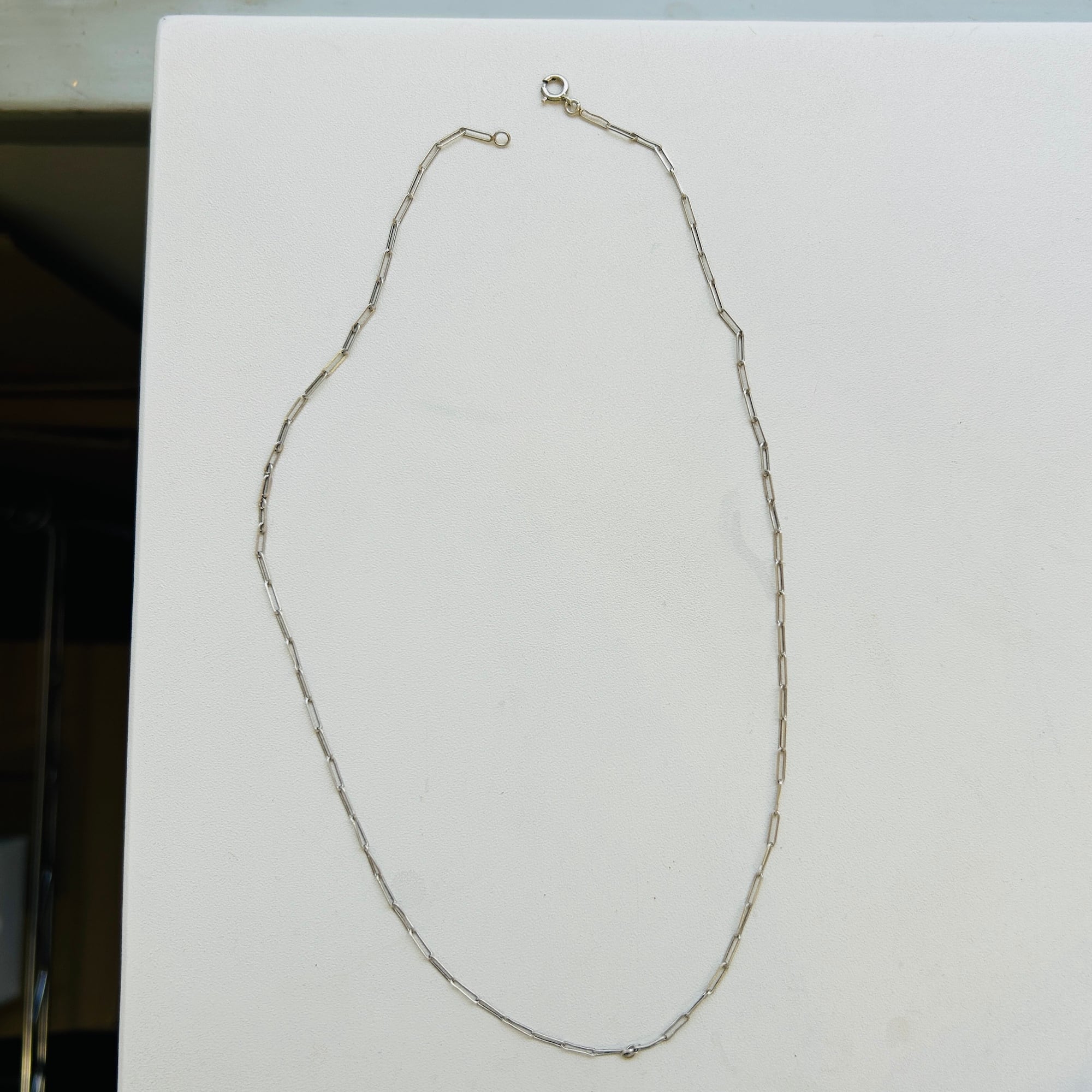 フランスシルバー925 クリップチェーン（45cm） | Milo Antiques & Vintage