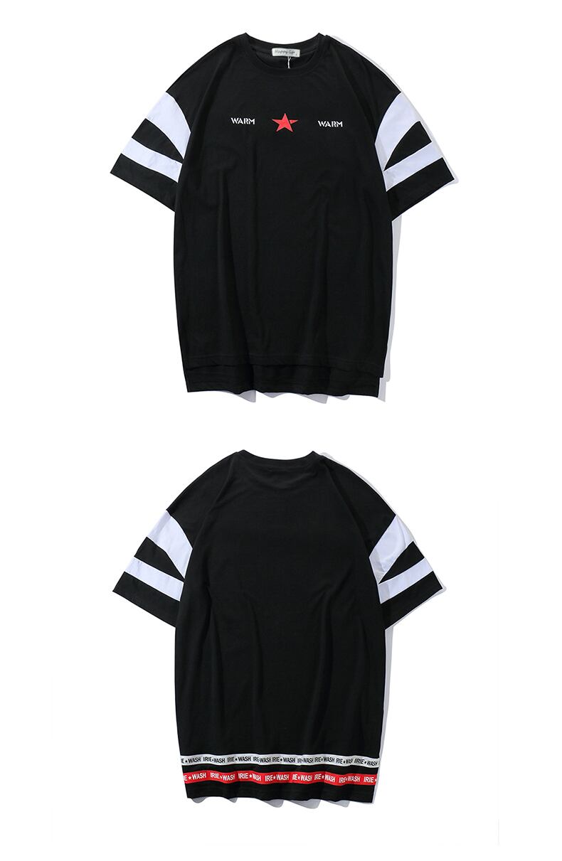 全2色 Tシャツ カットソー プリント カジュアル ストリート 