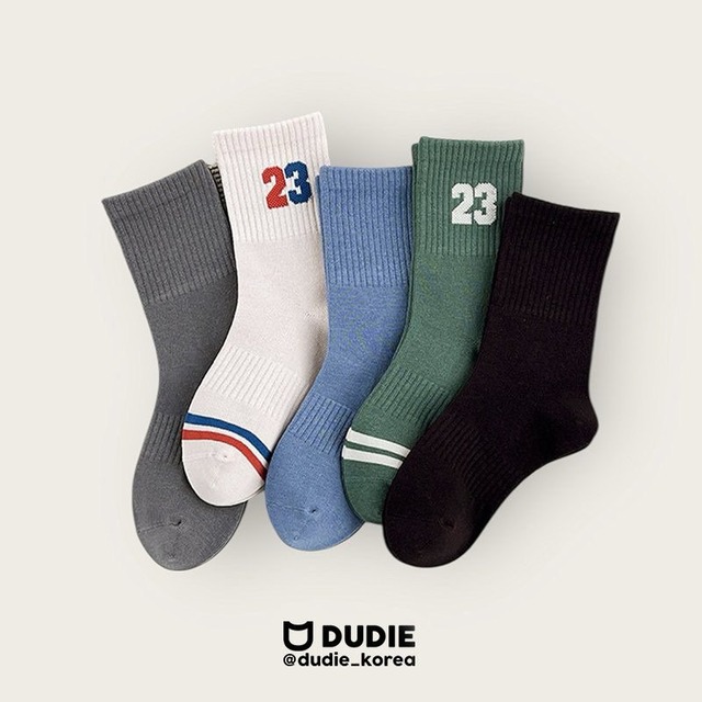 【取寄】dudie｜toany 5-pack socks｜トゥエニー5足セットソックス｜M-XXL｜kids&jr｜25 winter