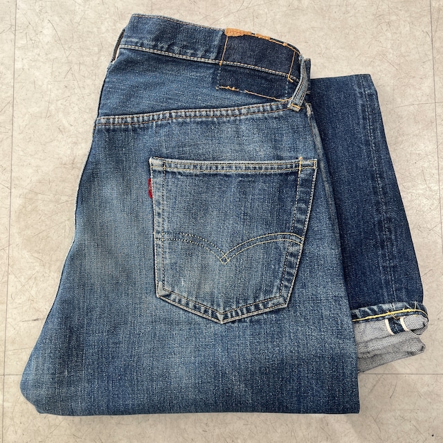 60s Levi's 501 Big E Denim Jeans 60年代 リーバイス 501 ビッグE Vステ ウエストシングル インディゴ