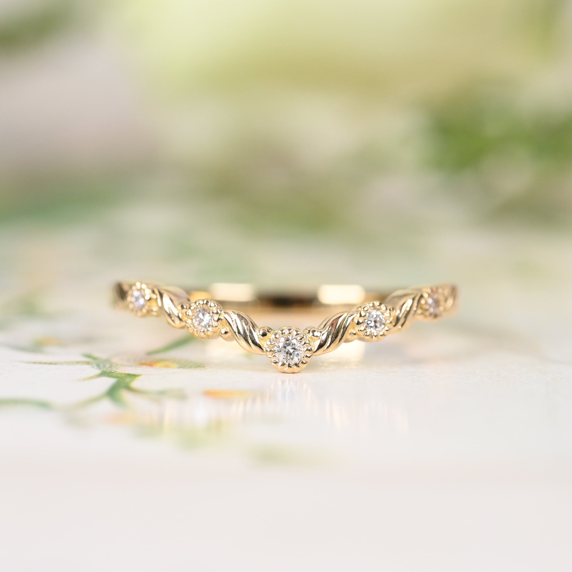 K18YG リング 11号 ダイヤモンド K18YG リング 11号（GH1211ナイツ） | ジェムと