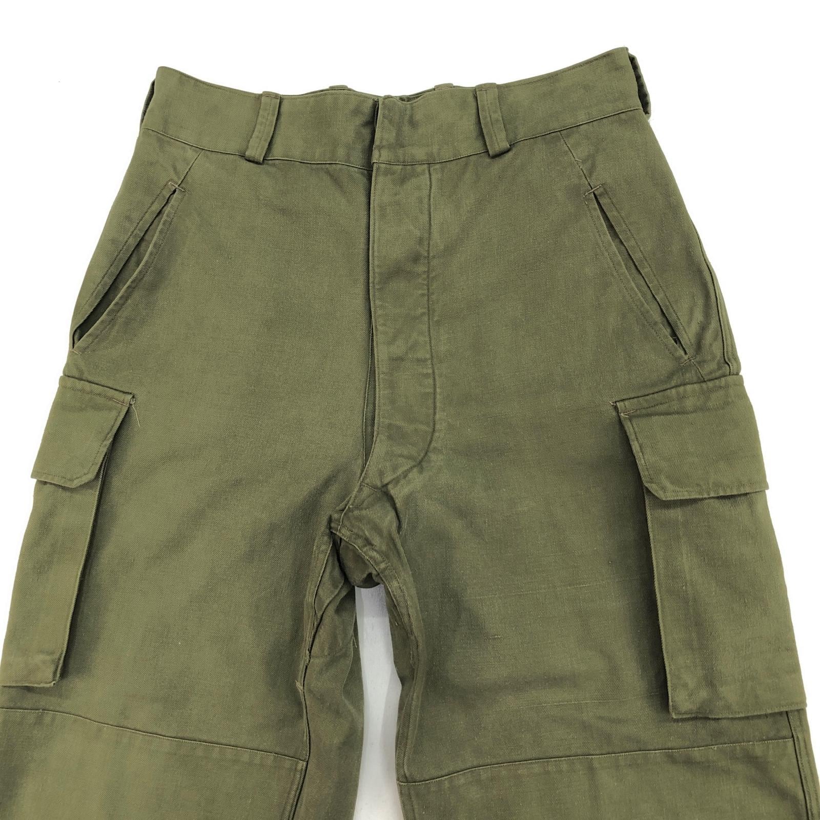 FRENCH ARMY フランス軍 50年代 M-47 カーゴパンツ 前期型 中期 2つ