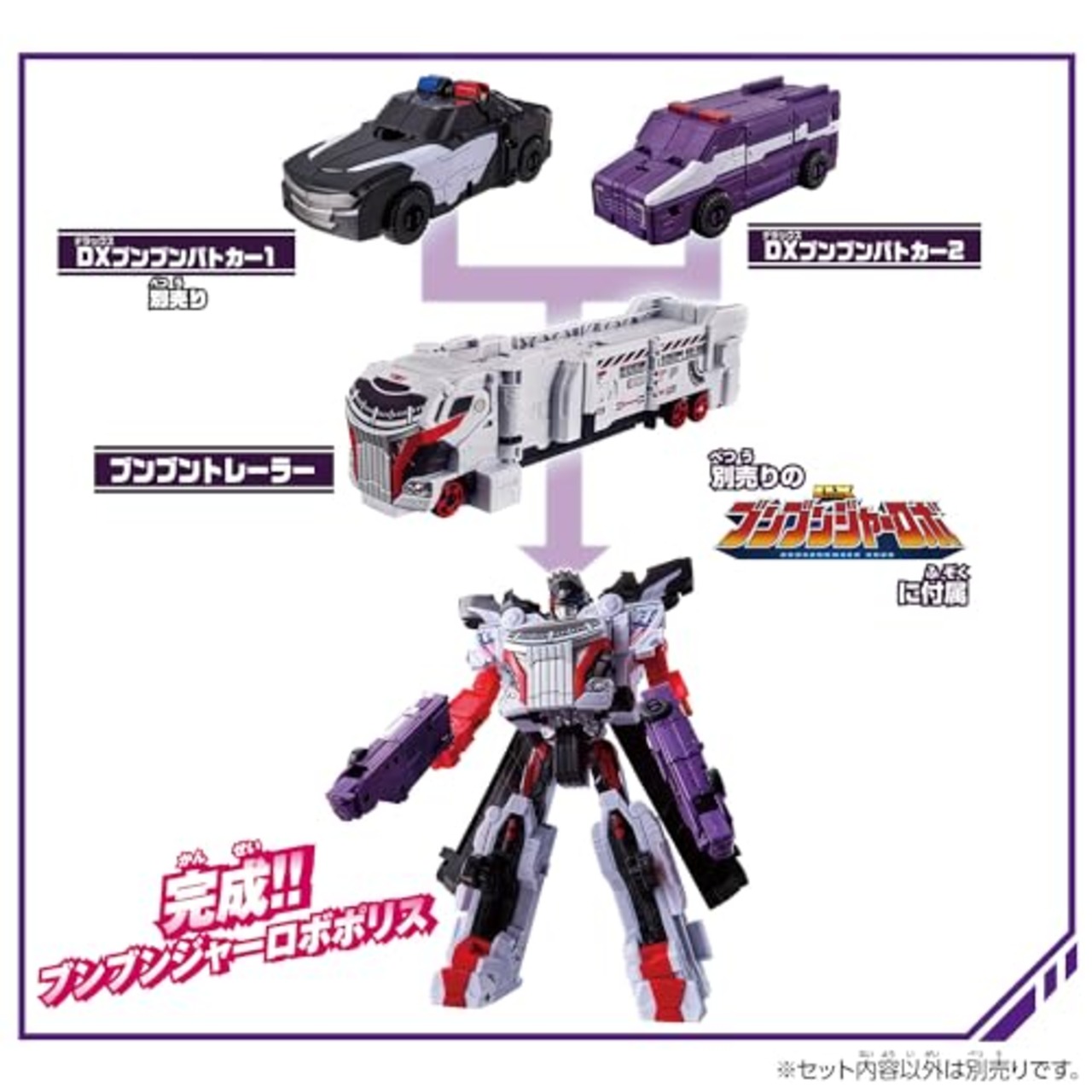 [バンダイ(BANDAI)] 爆上戦隊ブンブンジャー ブンブンカーシリーズ DXブンブンパトカー2