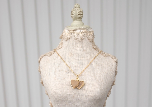 タイガーアイ天然石vintage necklace.