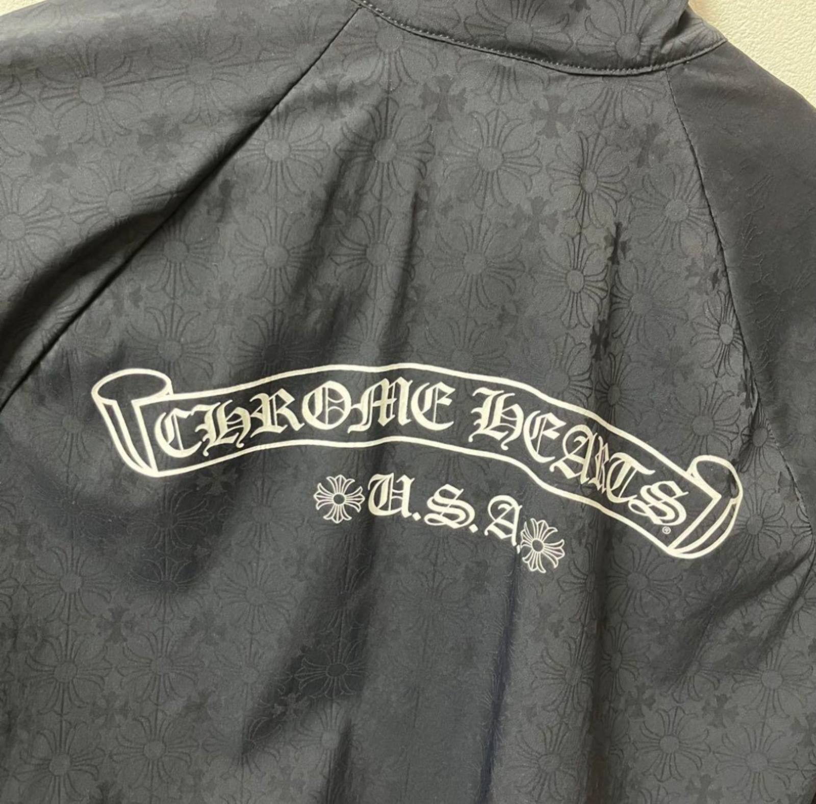 CHROME HEARTS クロムハーツ ナイロントラック ジャケット 総柄 CHROME HEARTS クロムハーツ ナイロントラック ジャケット 総柄
