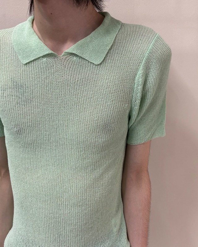 【AD1995 / tricot COMMEdesGARÇONS】slim fit mesh polo