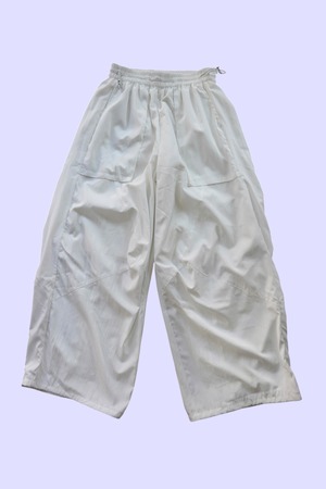 【Nora Lily】Pattern Clash Balloon Pants/ ホワイト
