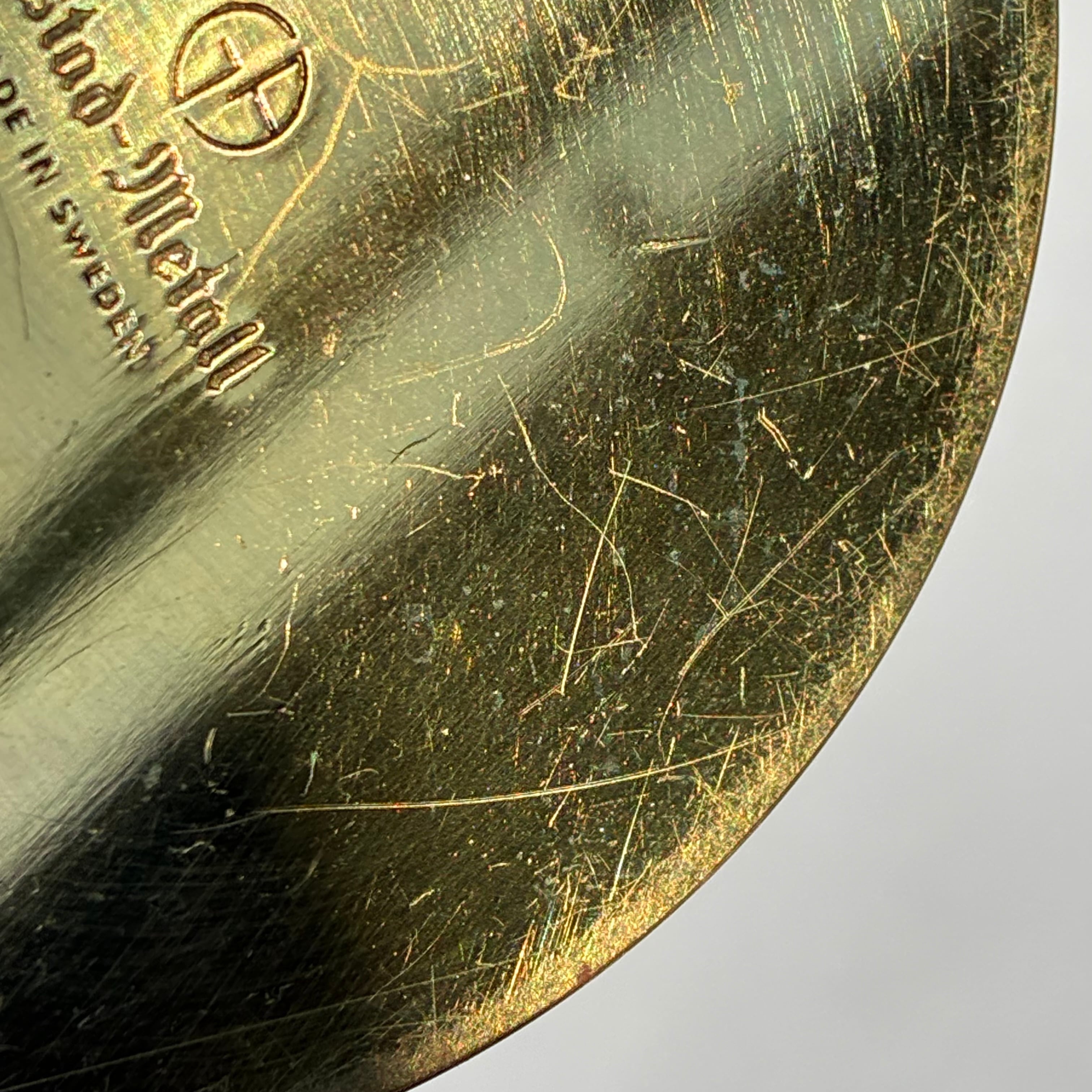 Ystad Metall / イースタッドメタル 真鍮製 キャンドルホルダー ブルー