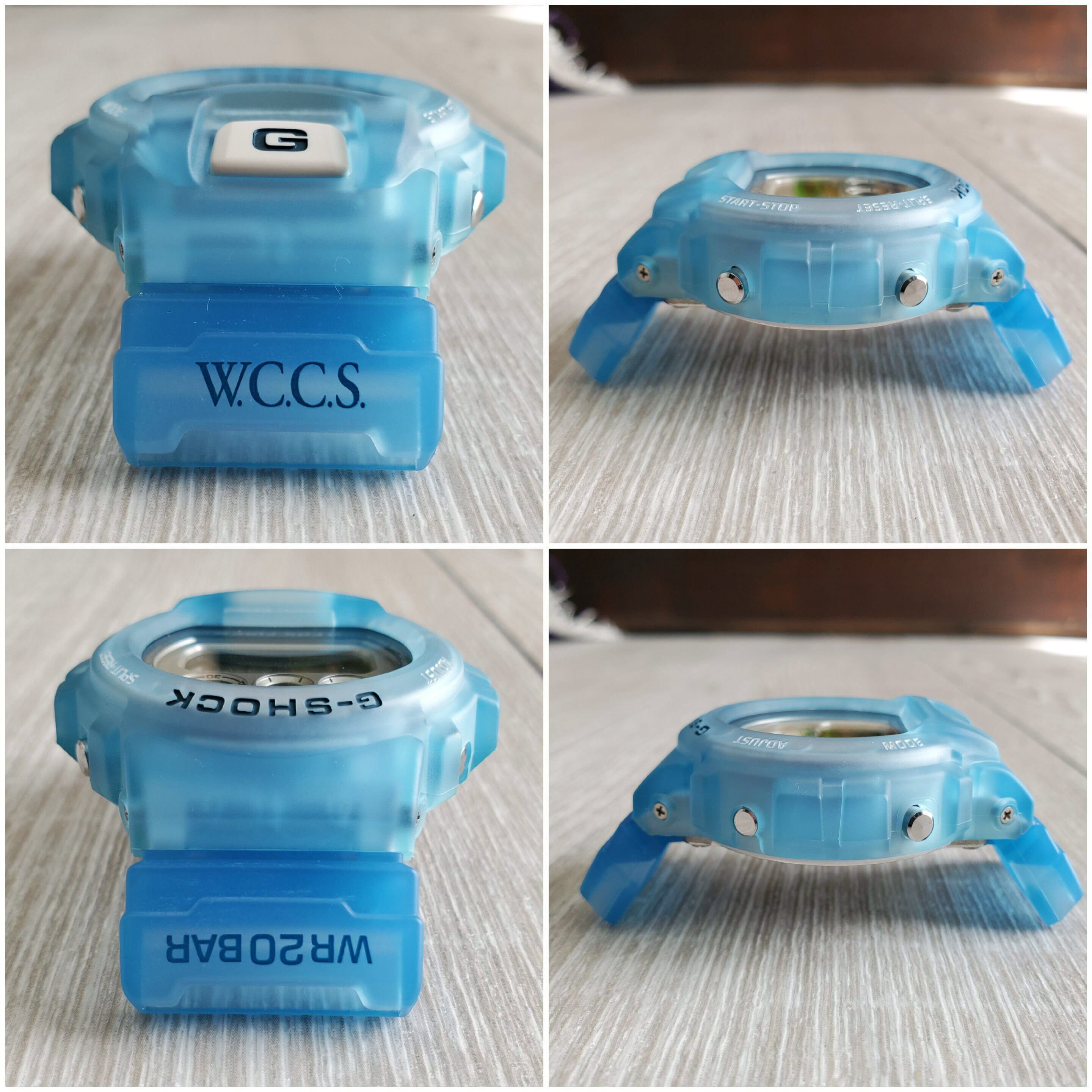 送料無料 CASIOカシオ□美品 1997年製 G-SHOCK DW-6900WC-2BT W.C.C.S 