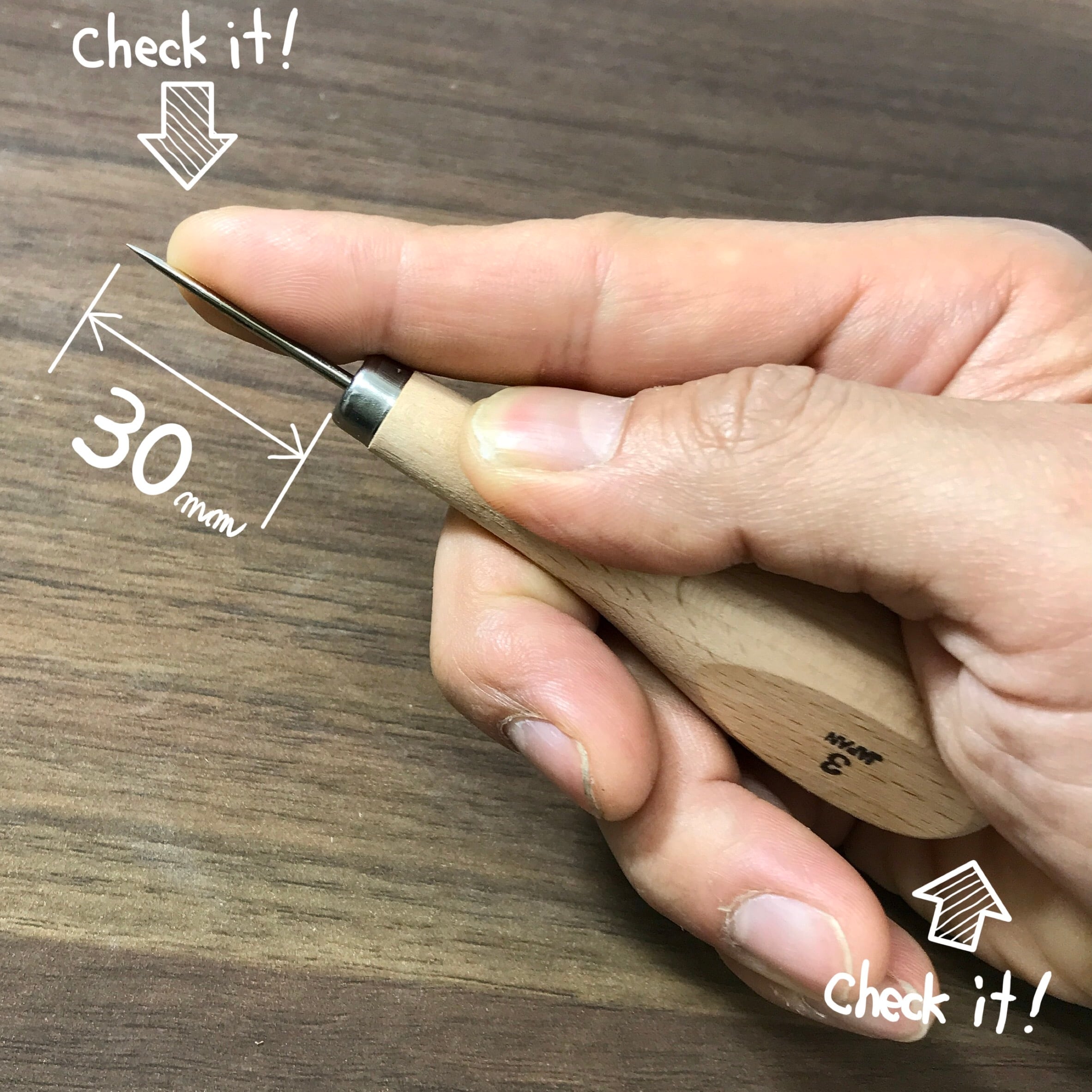丸ギリ No.3(2.0mm) | okafactory 岡製作所