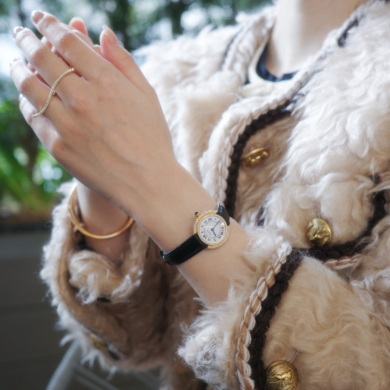 カルティエ ヴァンドーム SM 純正ダイヤモンド