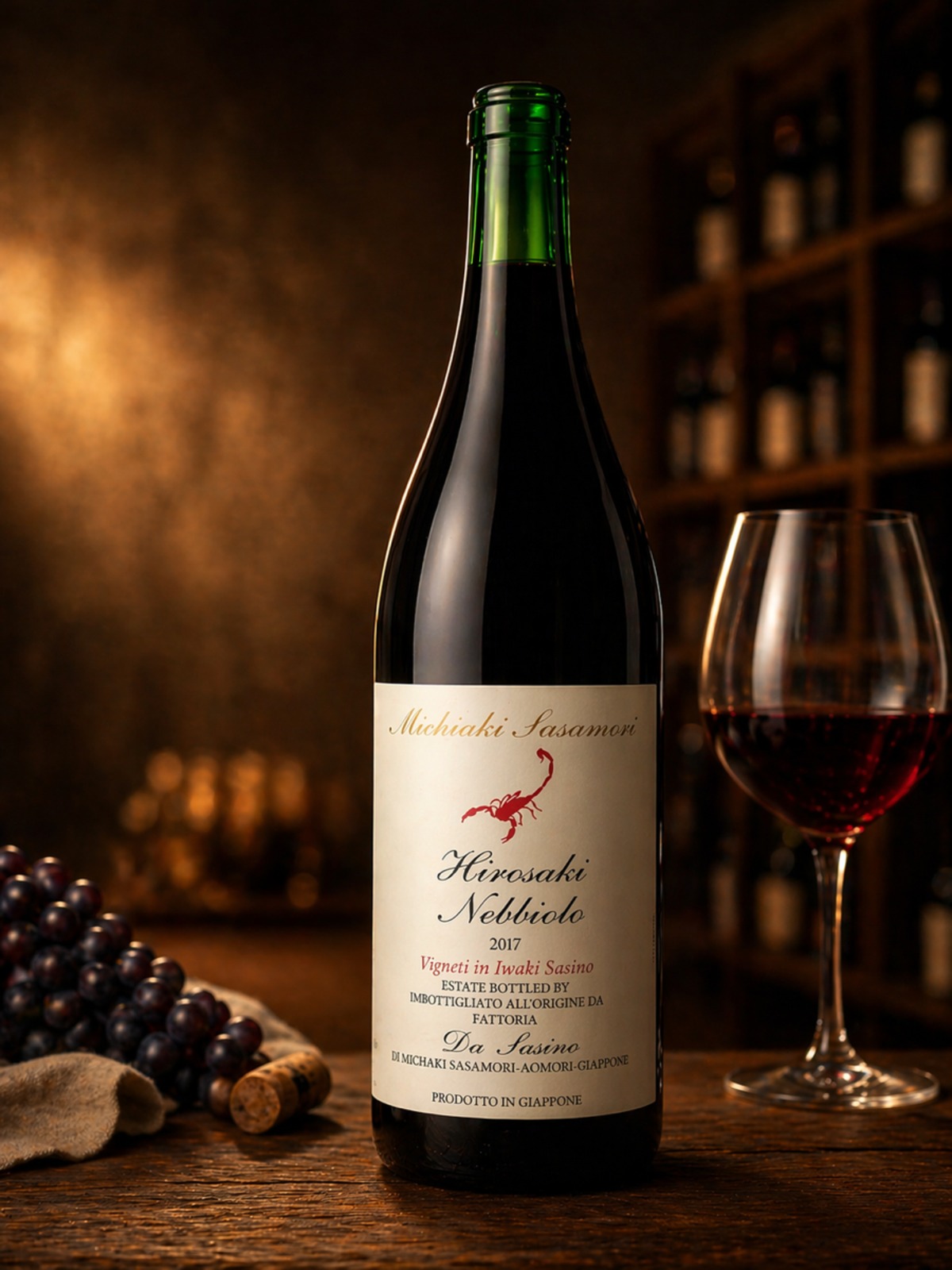 ネッビオーロ　赤ワイン　2017 限定販売】弘前ネッビオーロ 2017 720ml | Fattoria Da Sasino