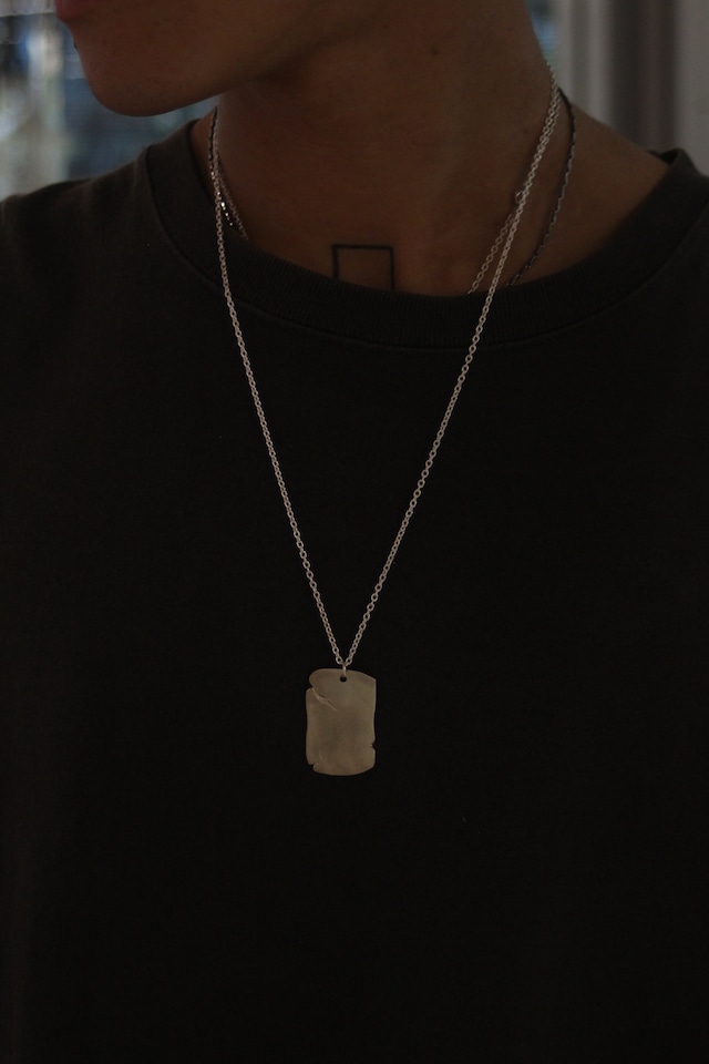 gifthand tag necklace (silver925)