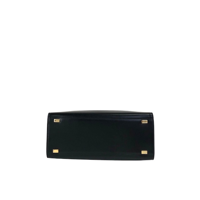 CELINE セリーヌ ショルダーバッグ ブラック ガンチーニ レザー 2way vintage ヴィンテージ オールド nifgs8