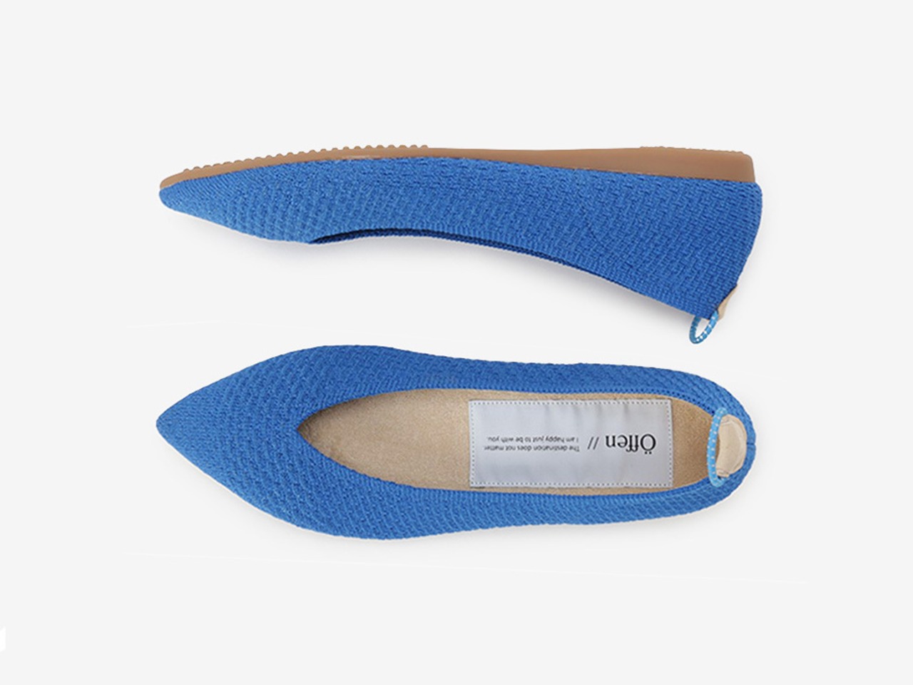 pointed-RECTANGULAR / METALLIC BLUE