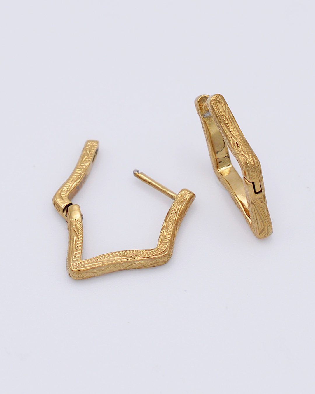 Stainless ペンタゴンシェイプピアス