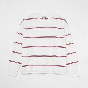 Border long sleeve tee（WHITE）