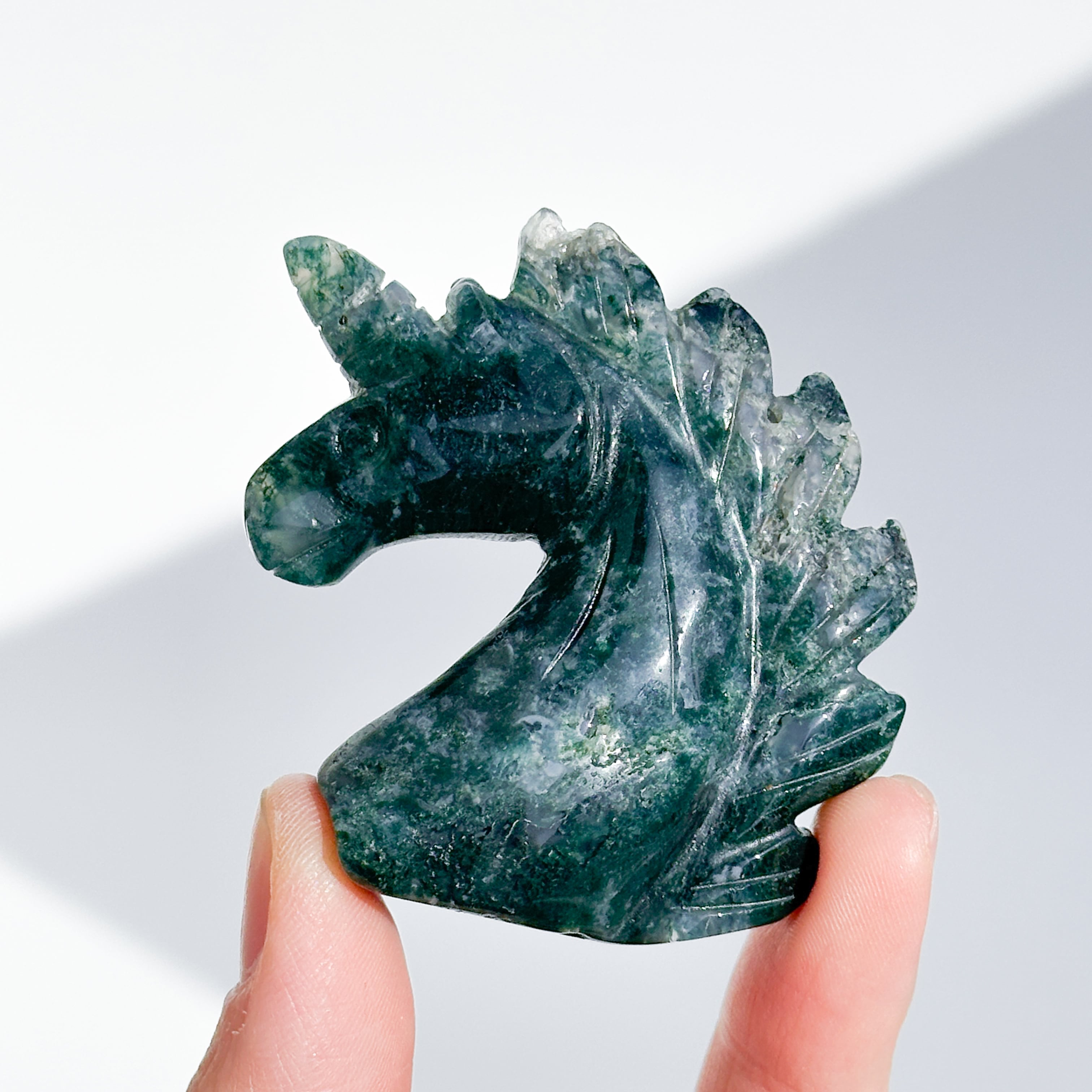 モスアゲート ユニコーン23◇ Moss Agate ◇天然石・鉱物