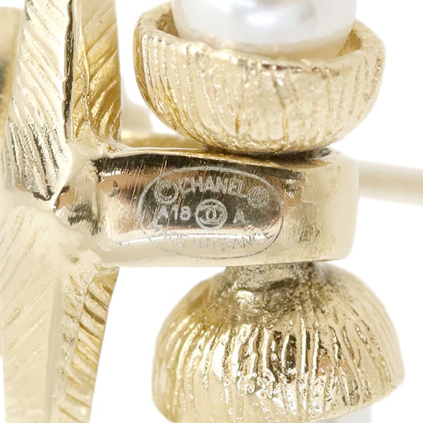 Used CHANEL シャネル ピアス ココマーク アンカーモチーフ CCロゴ GP