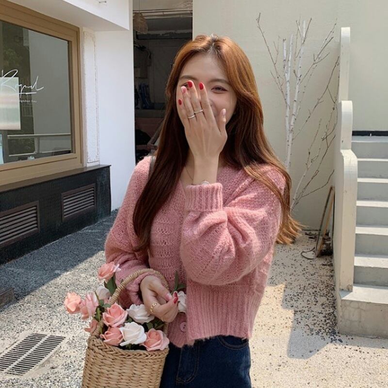 ニットカーディガンスプリングオータムルーズセーター ロング 春物 秋物 YY-ファッション98711620718