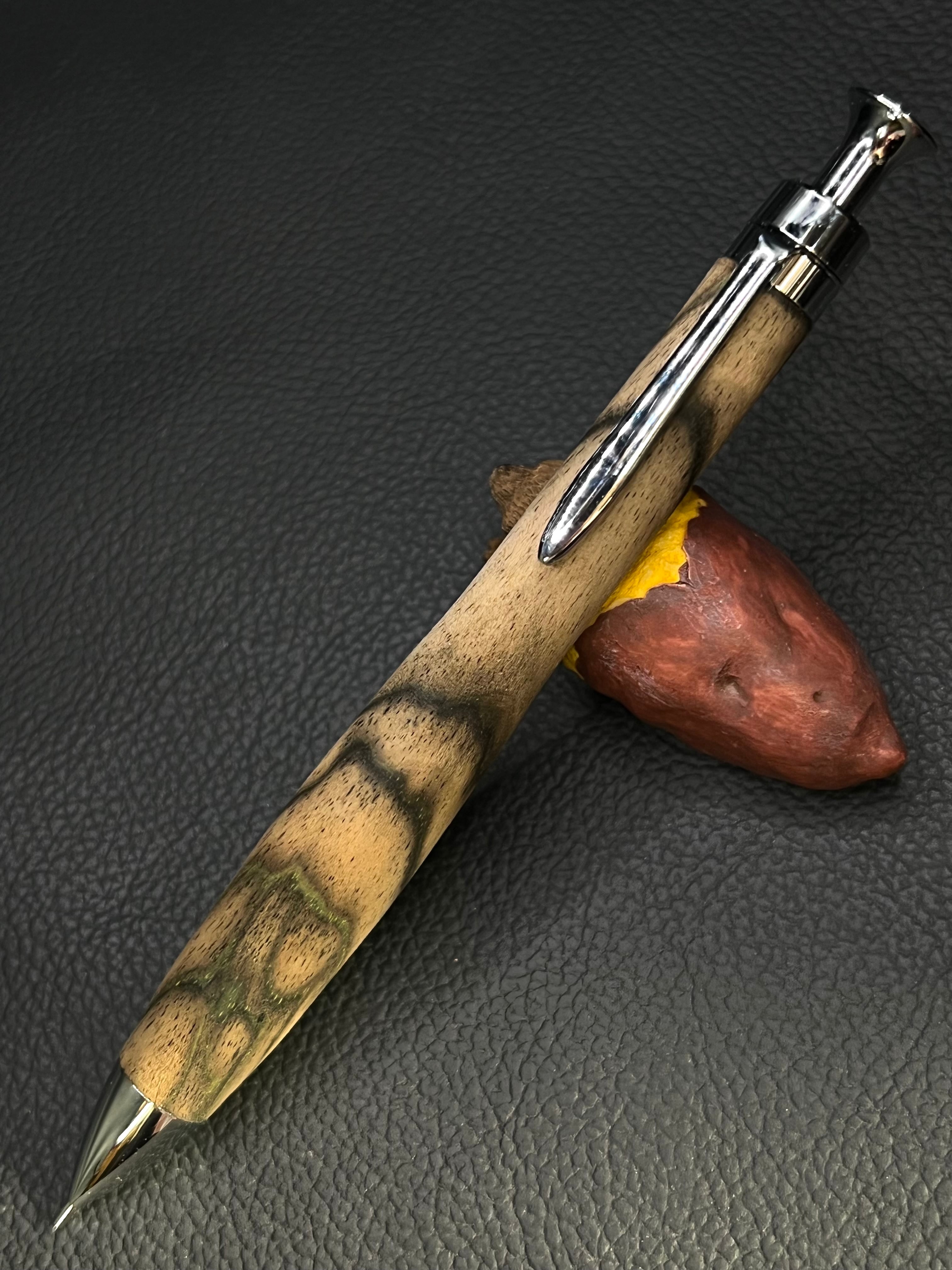 こぶた工房　黄花梨　極上変わり杢　シャープペン 2 黄花梨 極上変わり杢 | こぶた工房