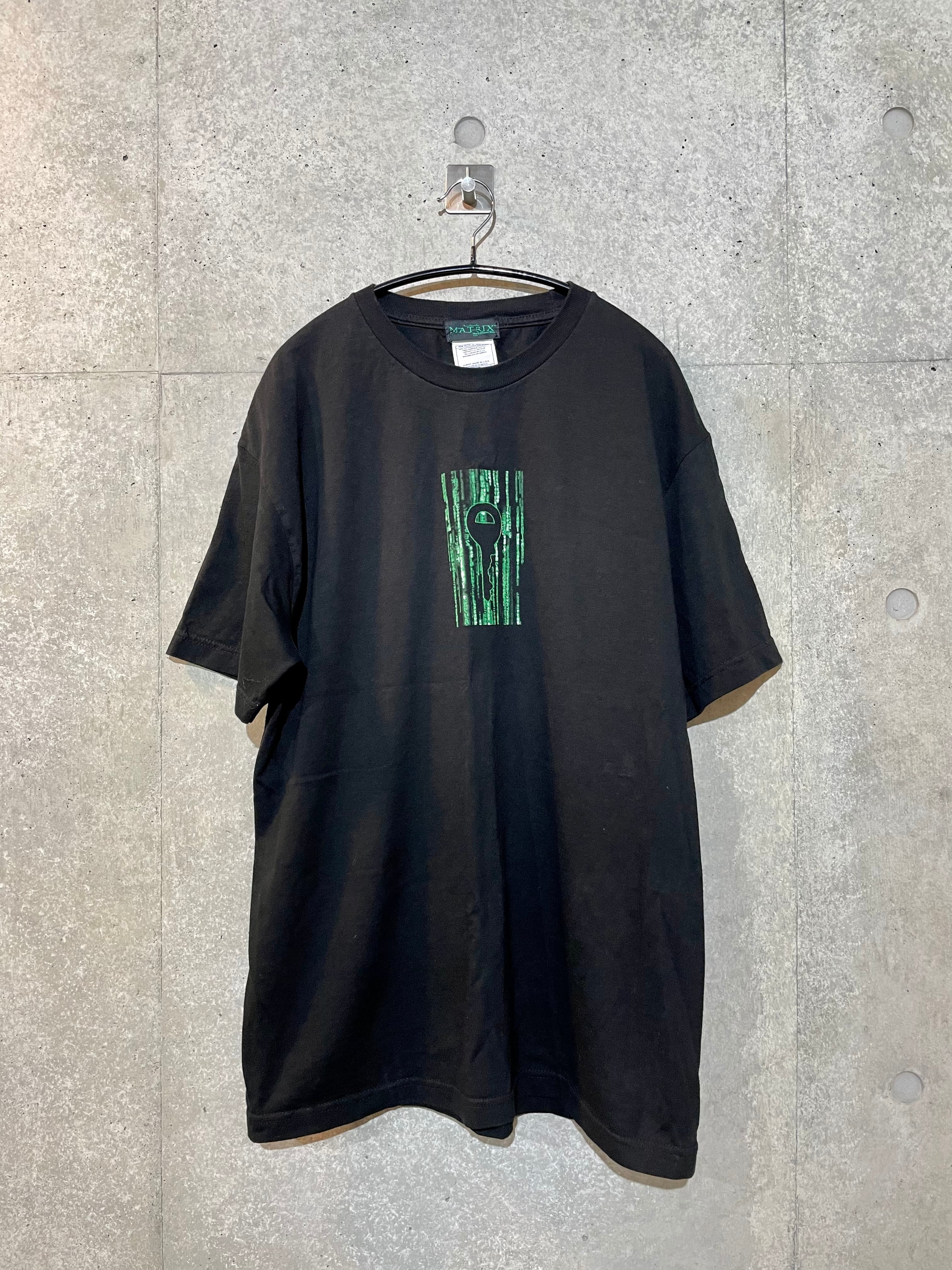 【ムービーTシャツ】MATRIX マトリックス 90s 00s 　ビンテージカラーブラック