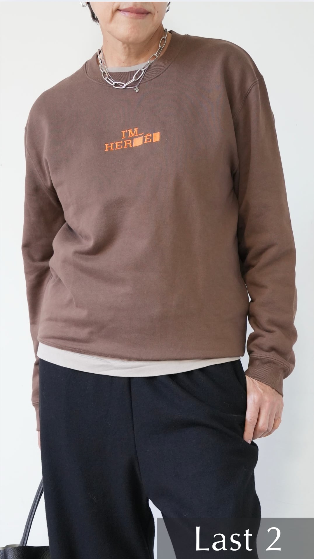 ”I'M HER■E■”sweat