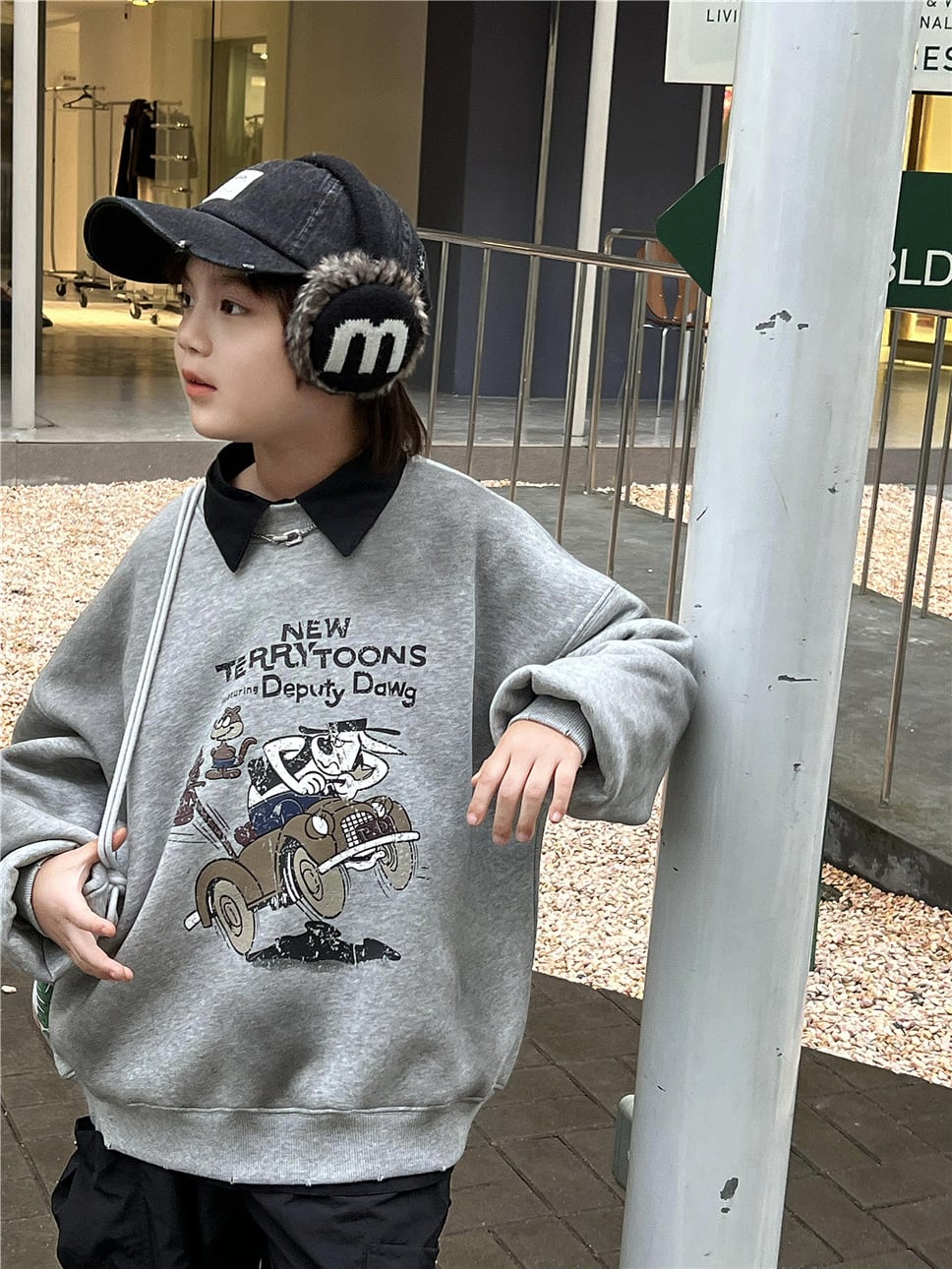 NEW TERRY TOONS裏起毛トレーナー