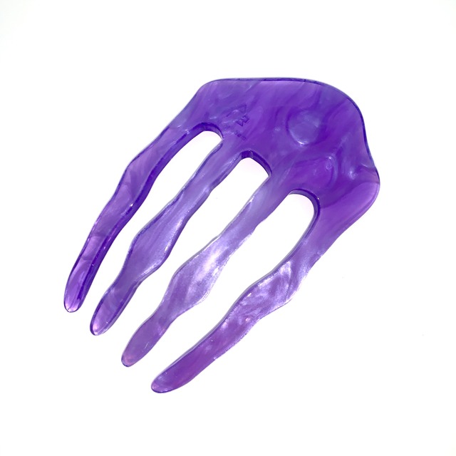 sAn acrylic comb (マウンテン )purple