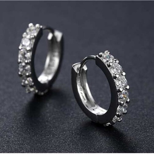 ピアス レディース フープピアス 18G 両耳セット シルバー925 刻印あり