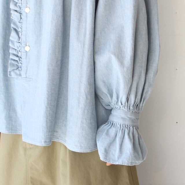 HAVERSACK ハバーサック ブラウス シャンブレーフリルブラウス 楽天市場】HAVERSACK ハバーサック ブラウス レディース 5oz