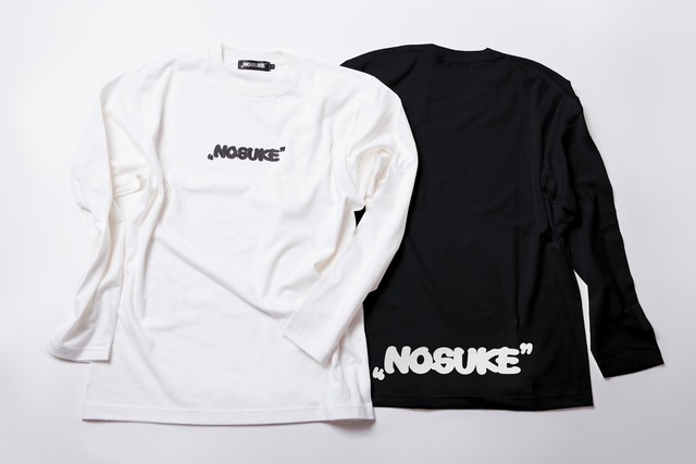 【Kids】“NOSUKE” Logo Front/Back Print L/S T-shirt