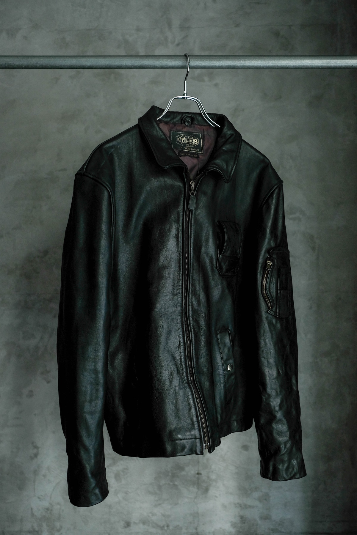 フレンチパイロットレザージャケット④ 民間品 | militaria & encore