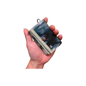 A WALLET（3つ折り/tri-fold type）・Tie Dye（Inner/Grey）/コンパクトな3つ折り財布