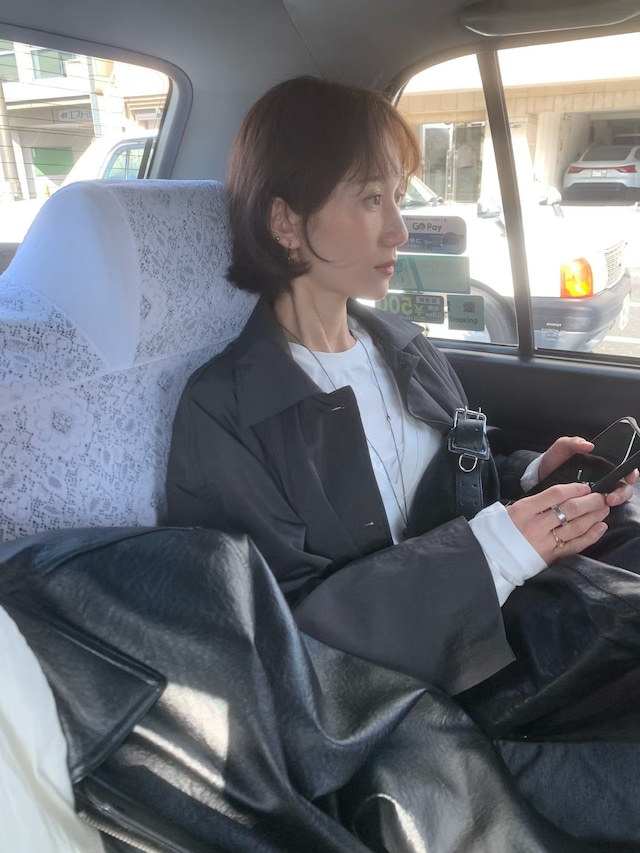 (予約) taffeta / Mood trench coat 2color