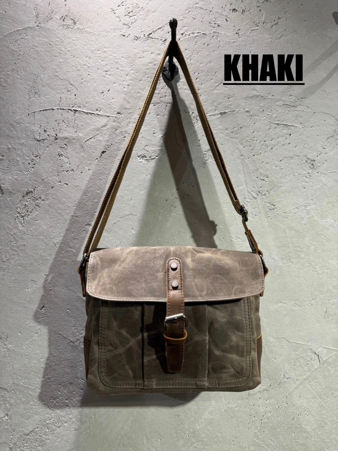 Leather canvas shoulder bag』ショルダーバッグ | RUBBER DUCK