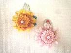 （レシピなし）【ミニひまわりのチャーム　キット♪ハワイアンリボンレイ】