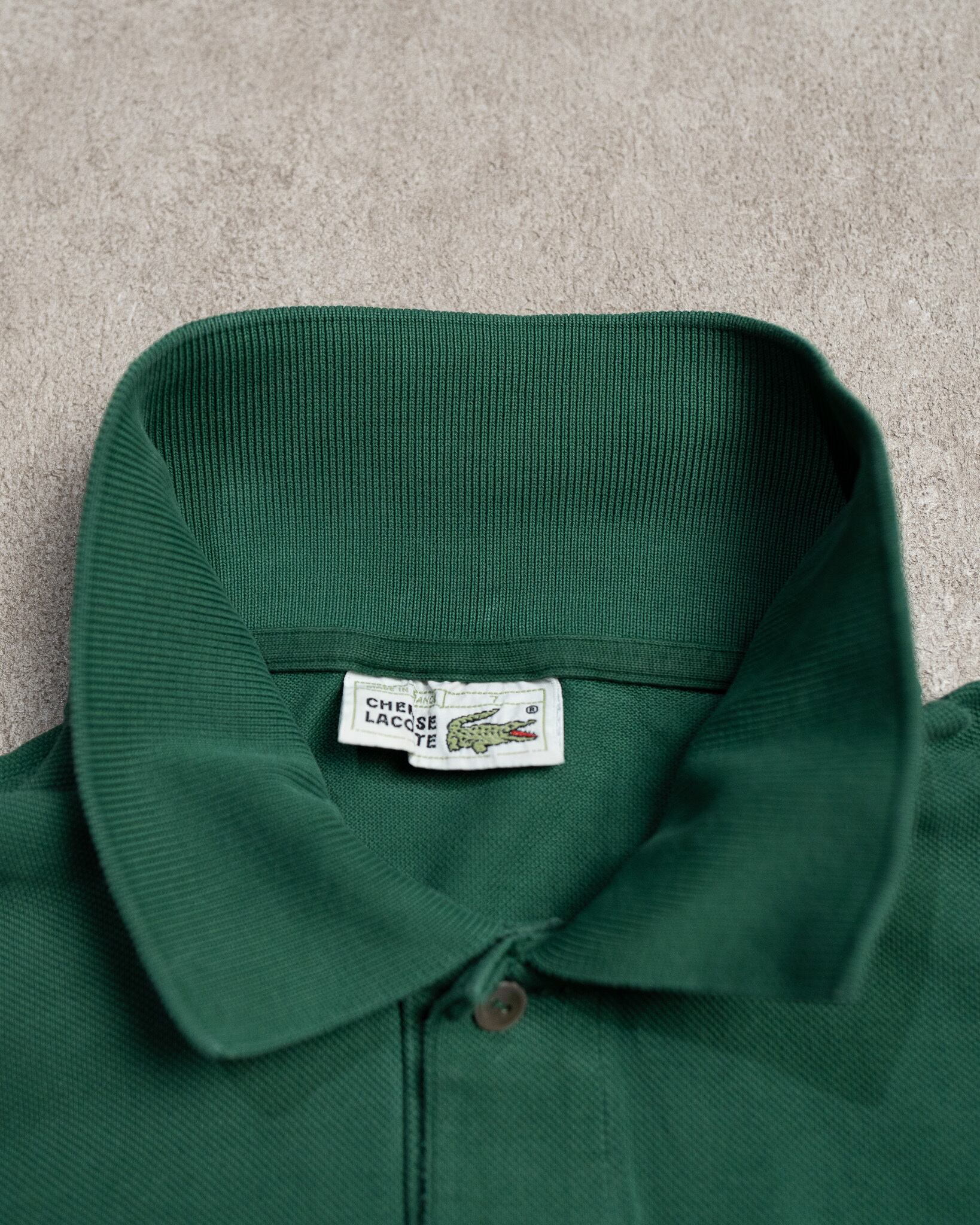 SIZE:7】80s CHEMISE LACOSTE Polo Shirts Made in France フレンチ