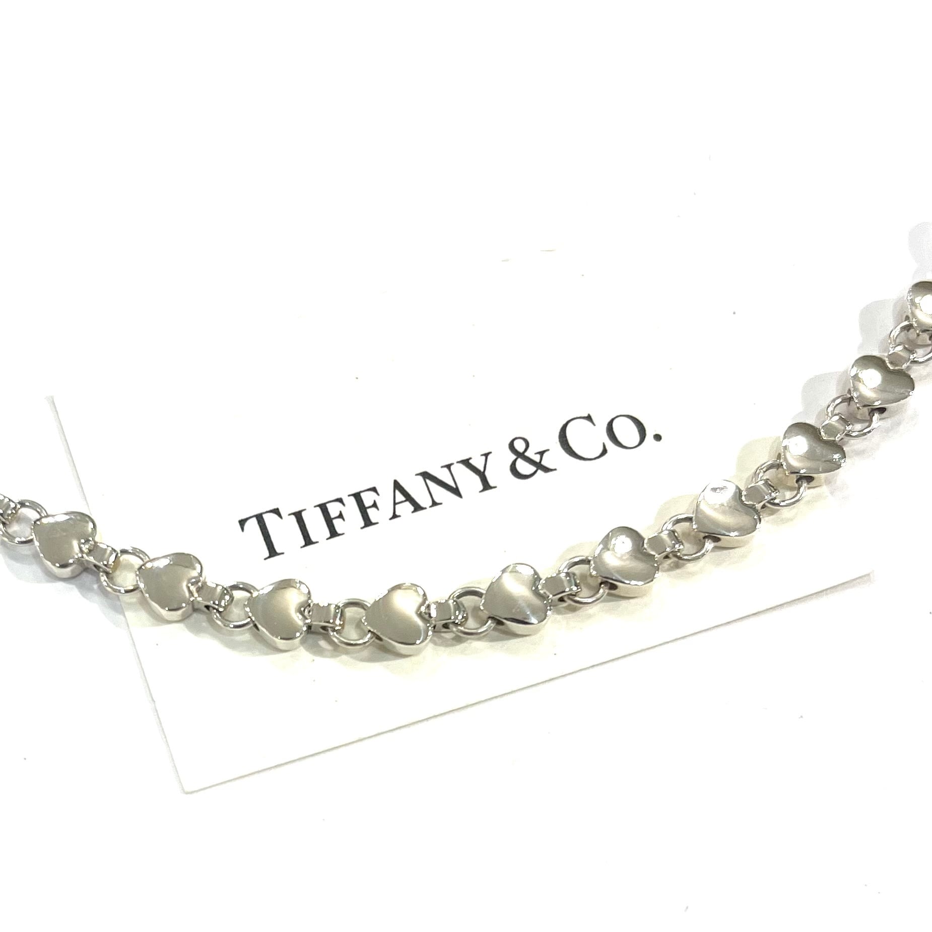 TIFFANY&CO. 】 2756 ティファニー ハートパフリンク ブレスレット