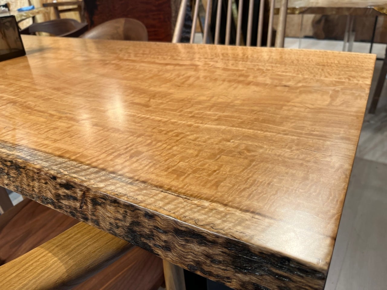 チュアート_2100×670-890×43_青山店_テーブル天板/一枚板 18501 | 千年