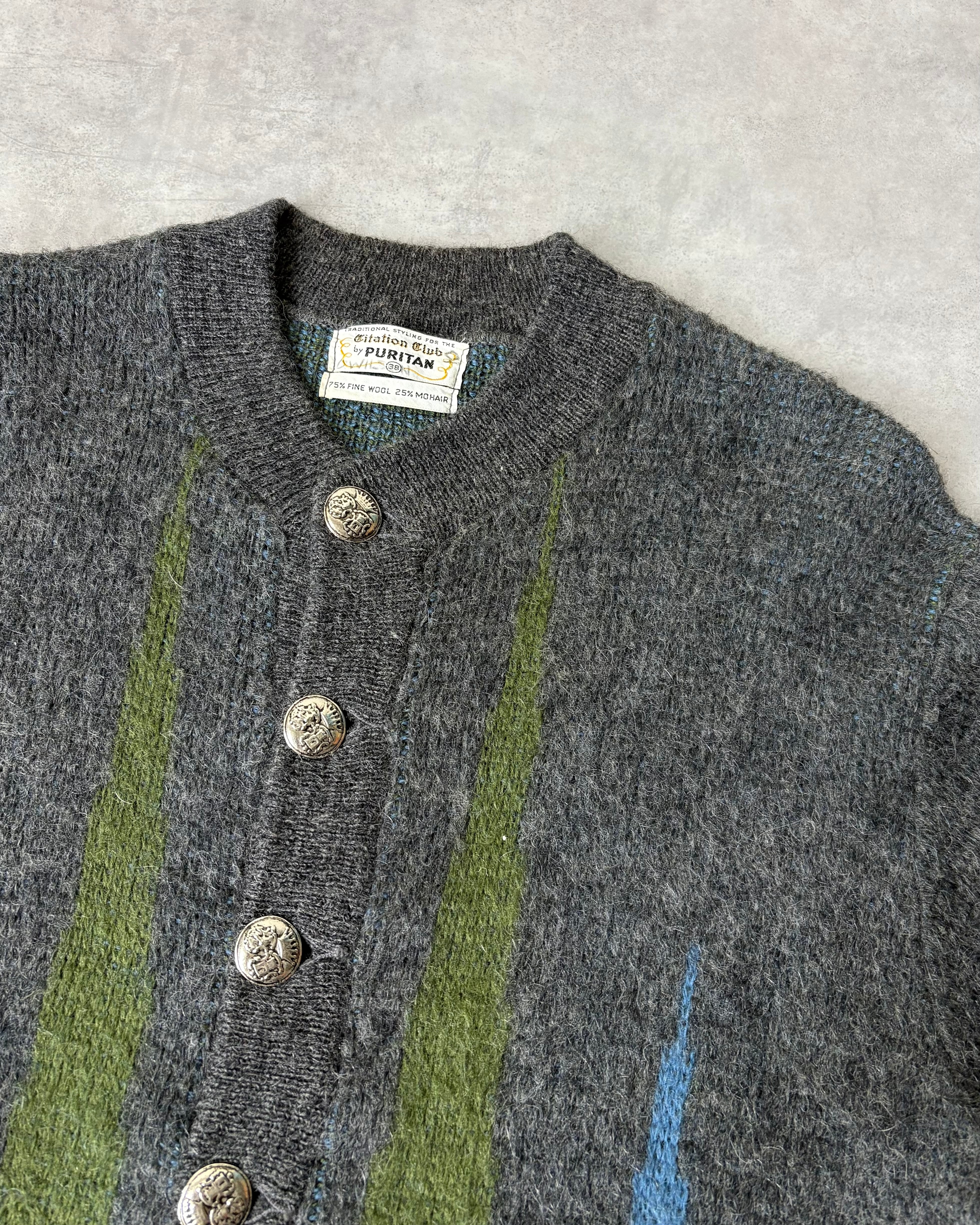 70s PURITAN Design Mohair Cardigan | VOLAR