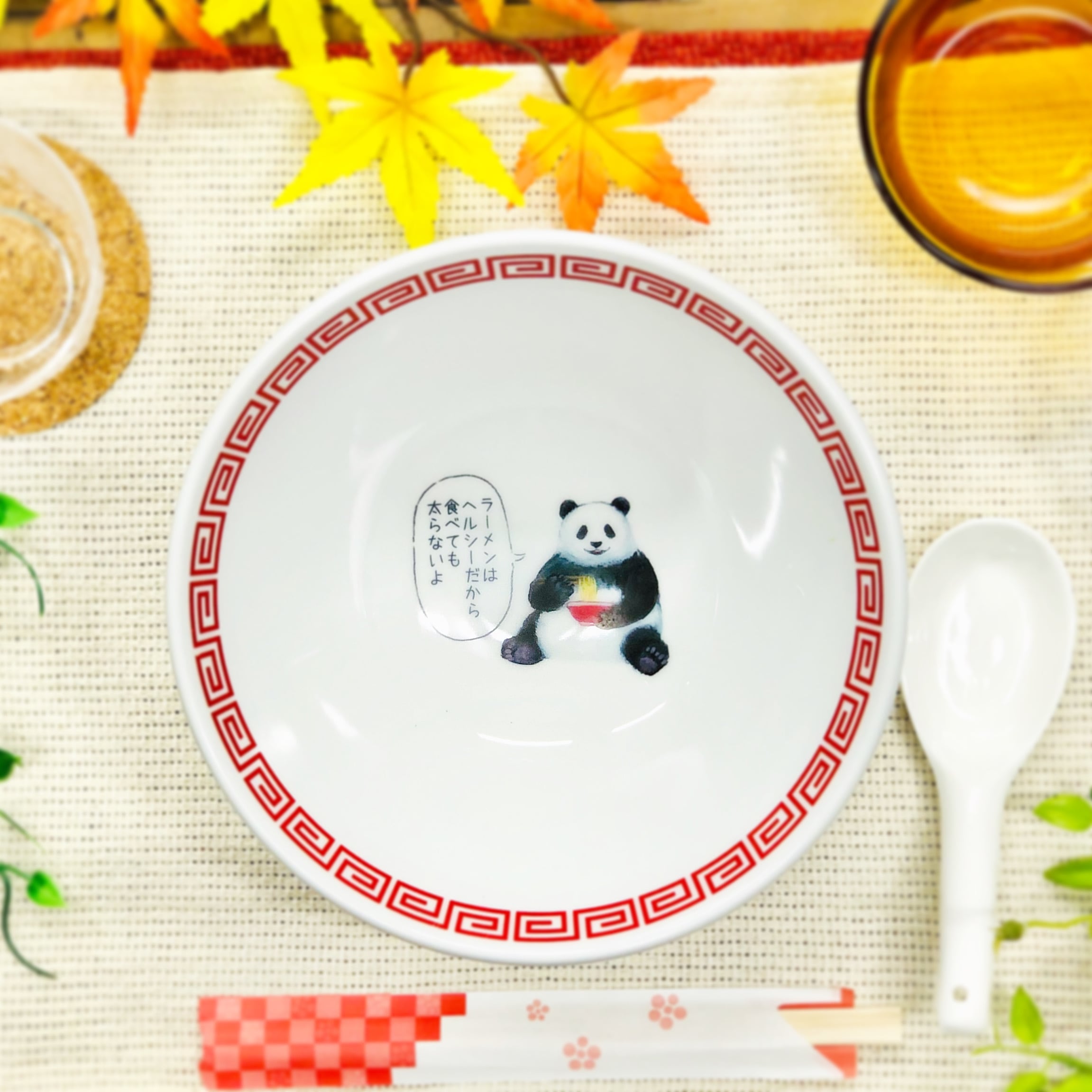 悪いことを言うパンダ」 ラーメンどんぶり | SPACE FACTORY ONLINE STORE